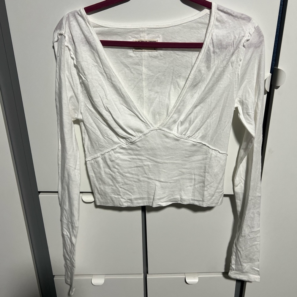 We The Free White Long Sleeve Top